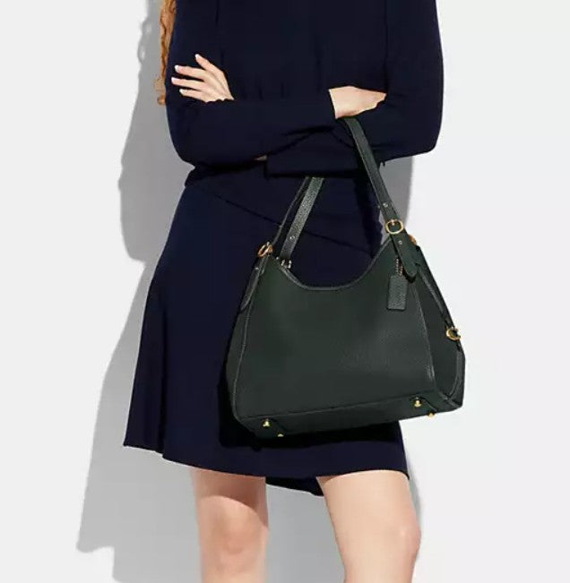Lori Schultertasche - Gold/Schwarz