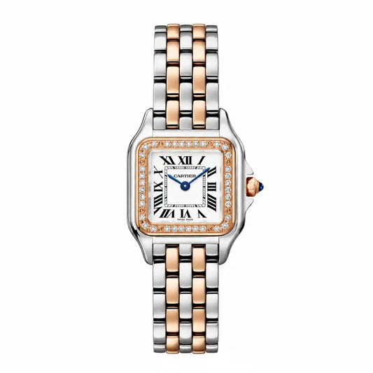 Panthère Kristall-Uhr – Roségold