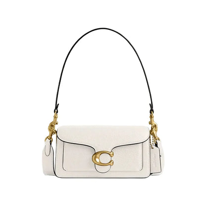 Tabby Schultertasche 26 - Messing/Kreide