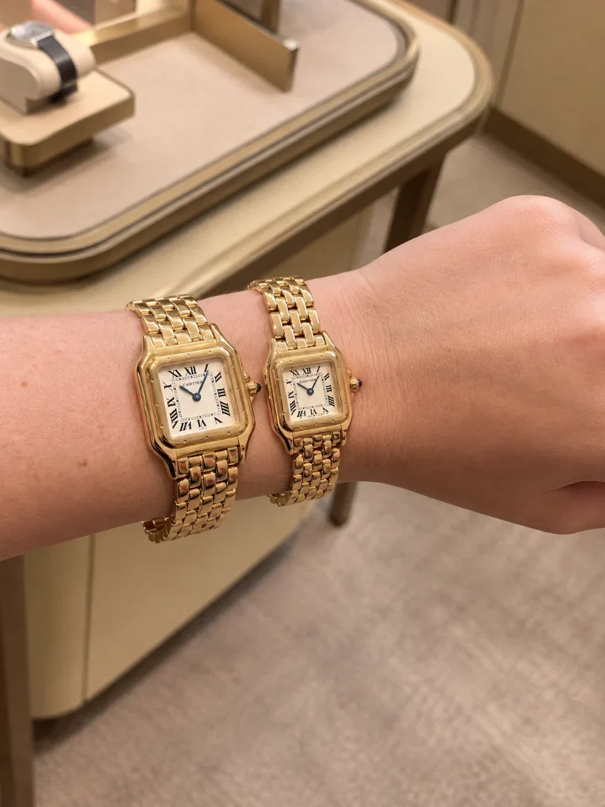 Panthère Uhr – Gelbgold