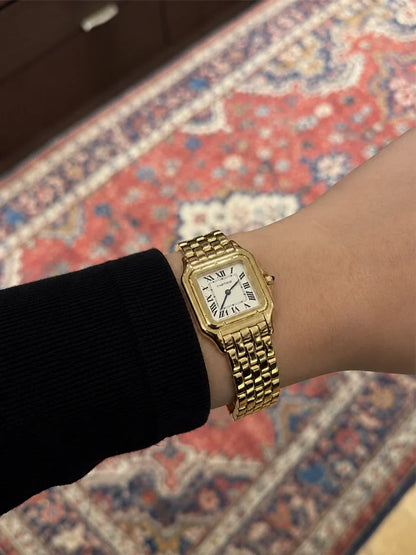 Panthère Uhr – Gelbgold