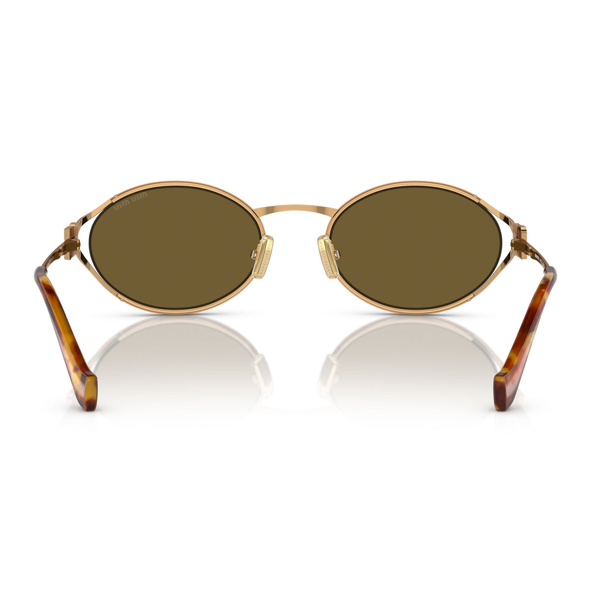 The Sunglasses MU52Y/ 5AK06S - Gold/Gray Gradient Women
