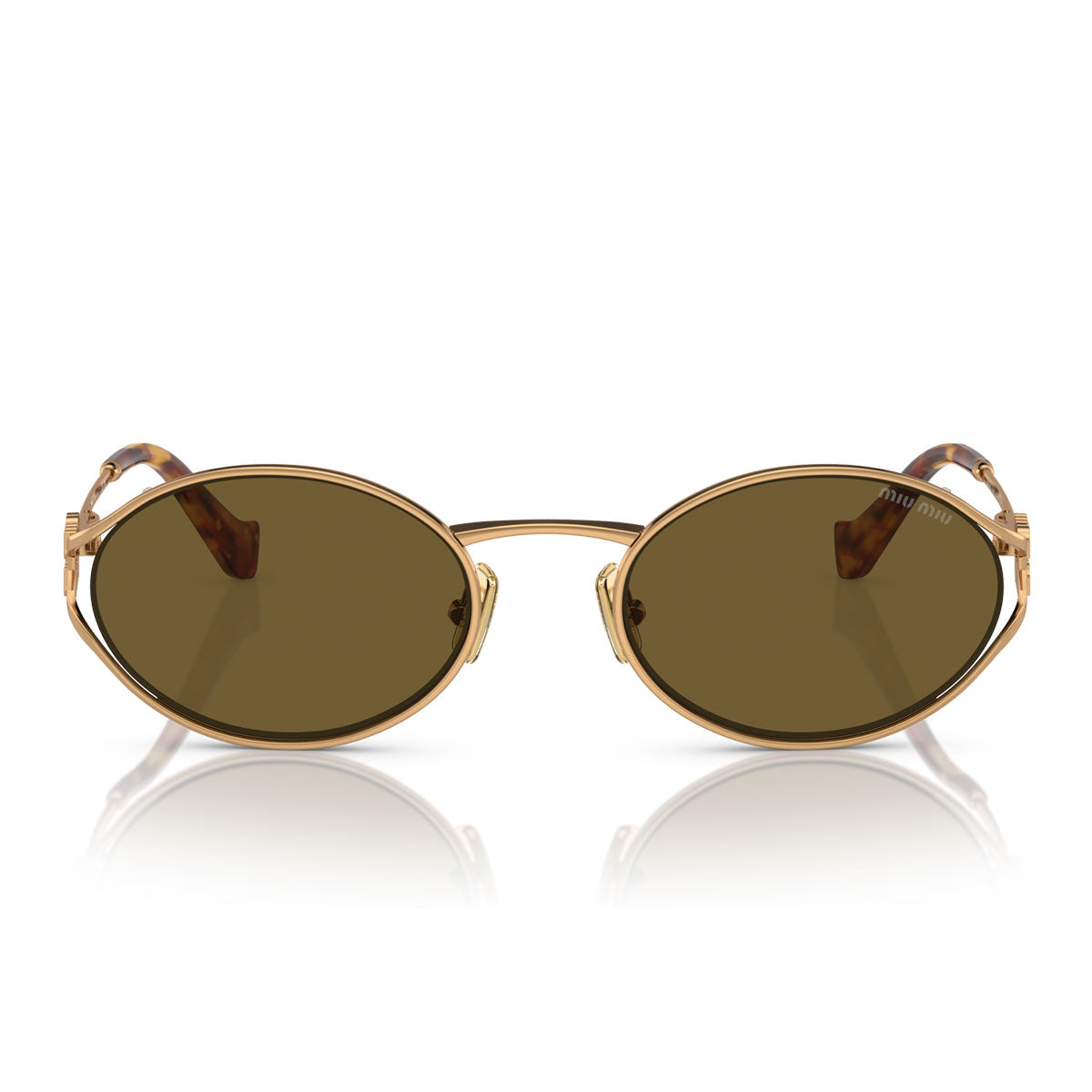 The Sunglasses MU52Y/ 5AK06S - Gold/Gray Gradient Women