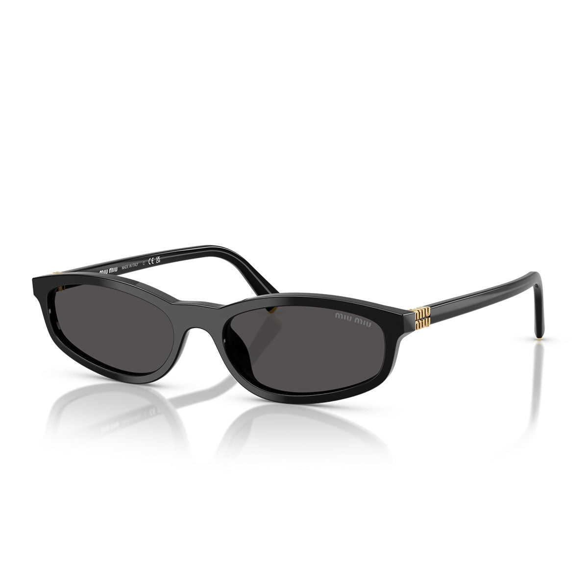 The Sunglasses MU52Y/5AK06S - Gold/Gray Gradient Women