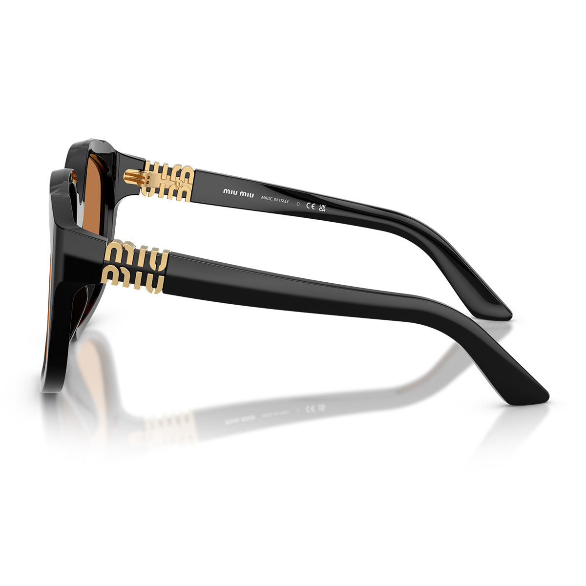 The Sunglasses MU52Y 5AK06S - Gold/Gray Gradient Women