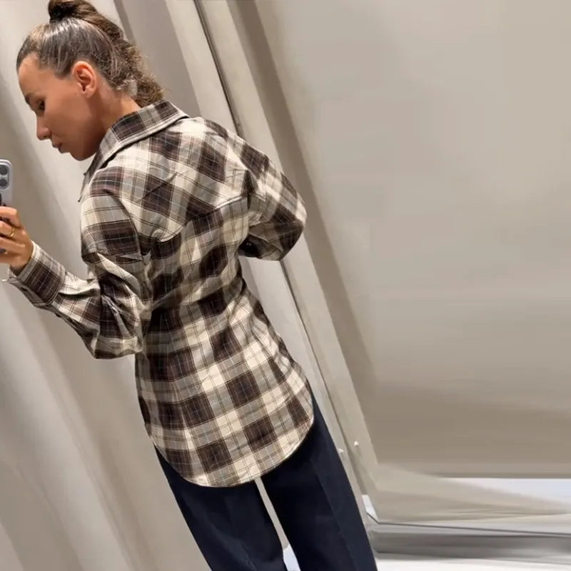 The Plaid Brown Shirt