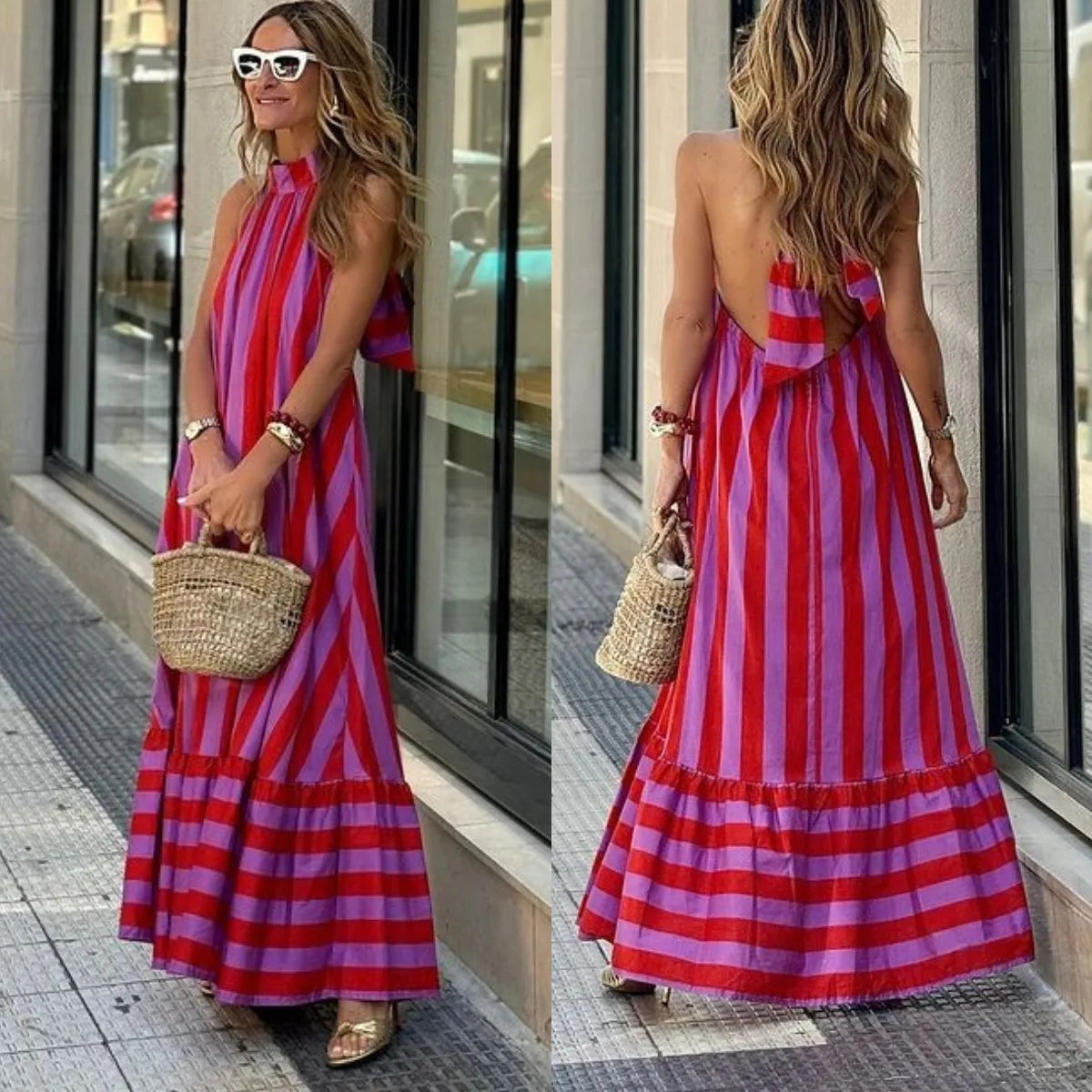 The Riviera Striped Dress