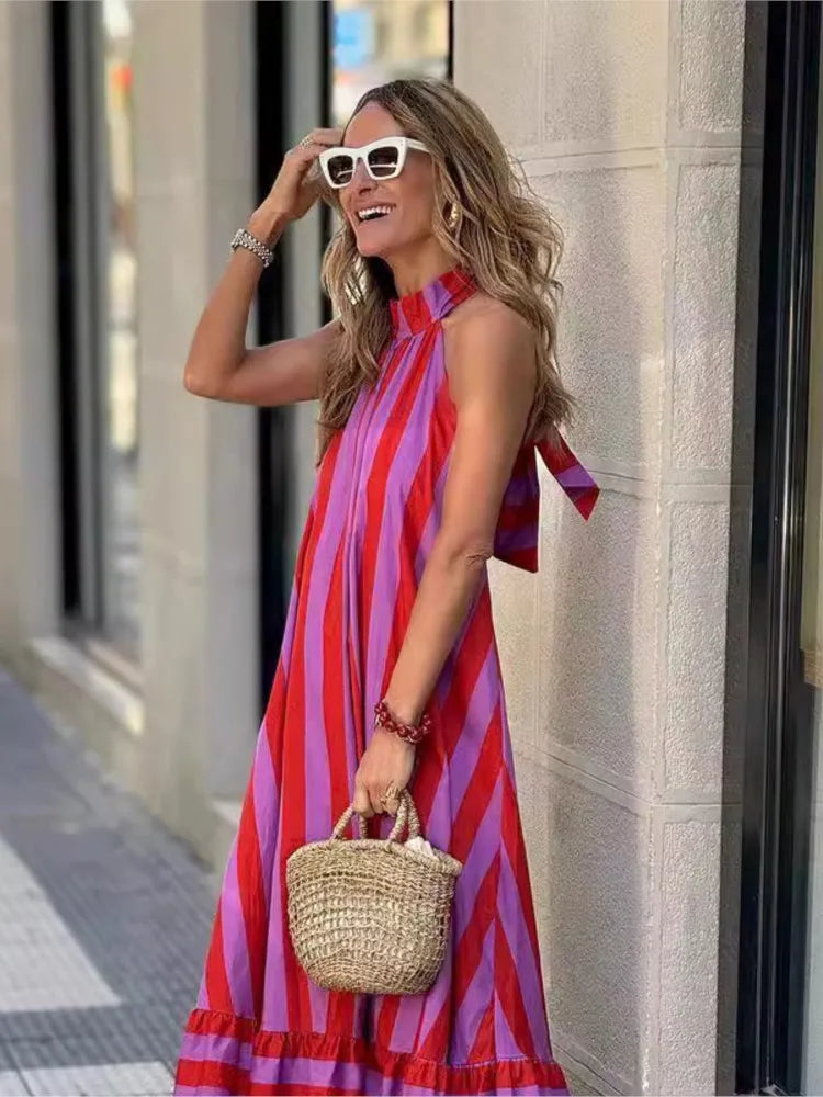 The Riviera Striped Dress