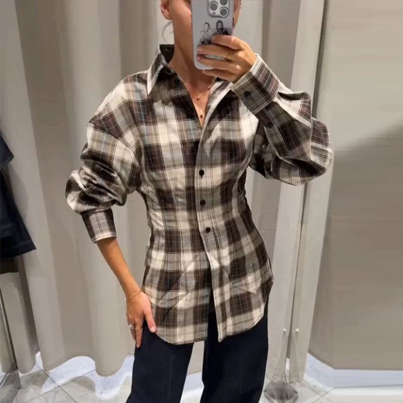 The Plaid Brown Shirt