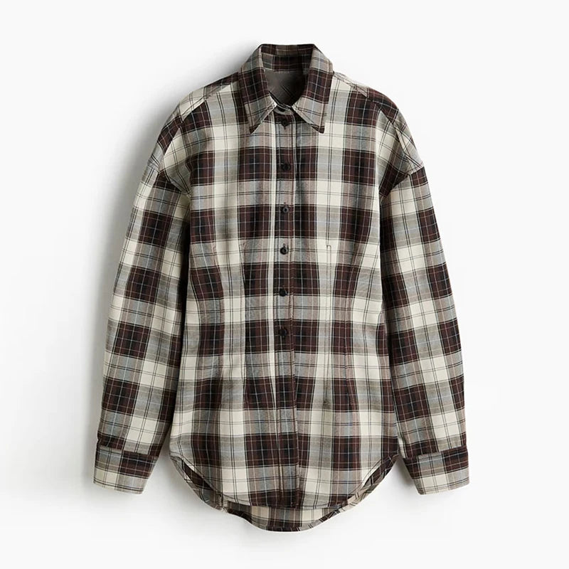 The Plaid Brown Shirt