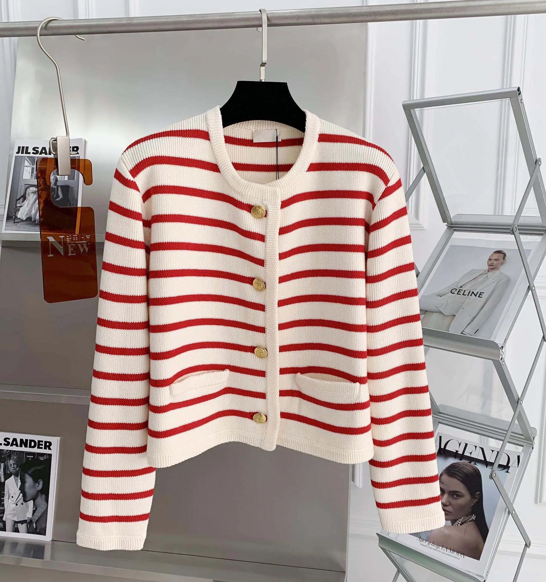The Riviera Striped Cardigan
