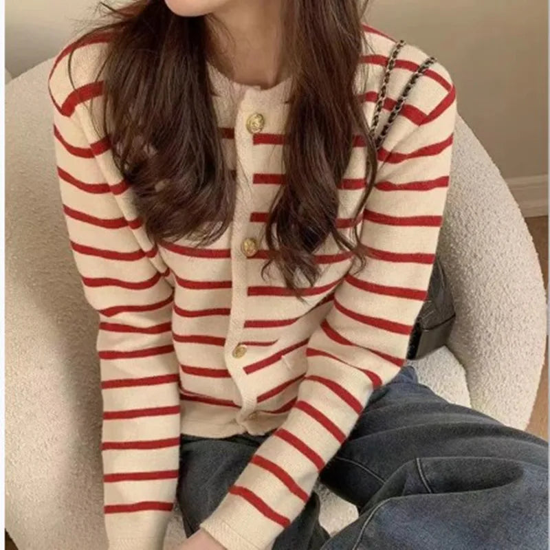 The Riviera Striped Cardigan