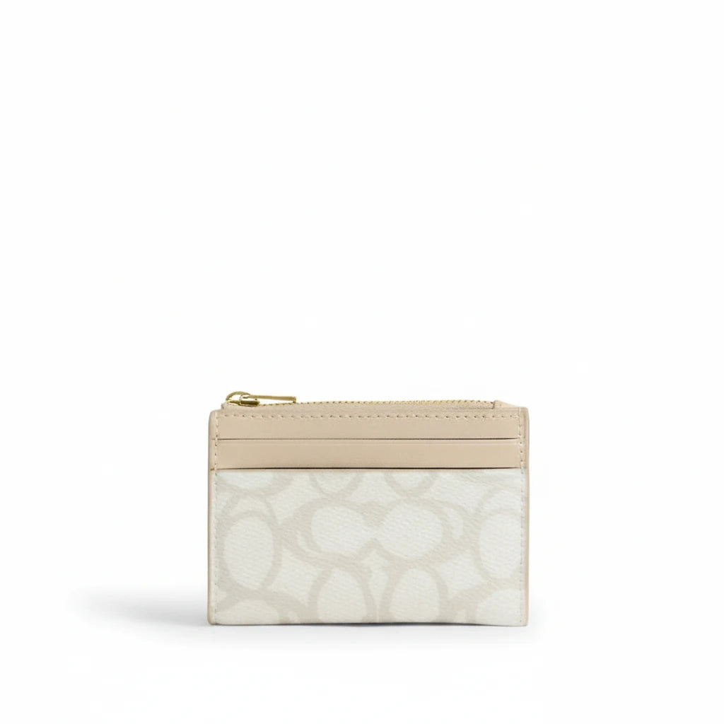 The Signature Card Holder Wallet – Gold/Ivory