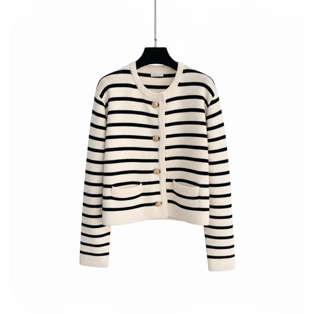 The Riviera Striped Cardigan