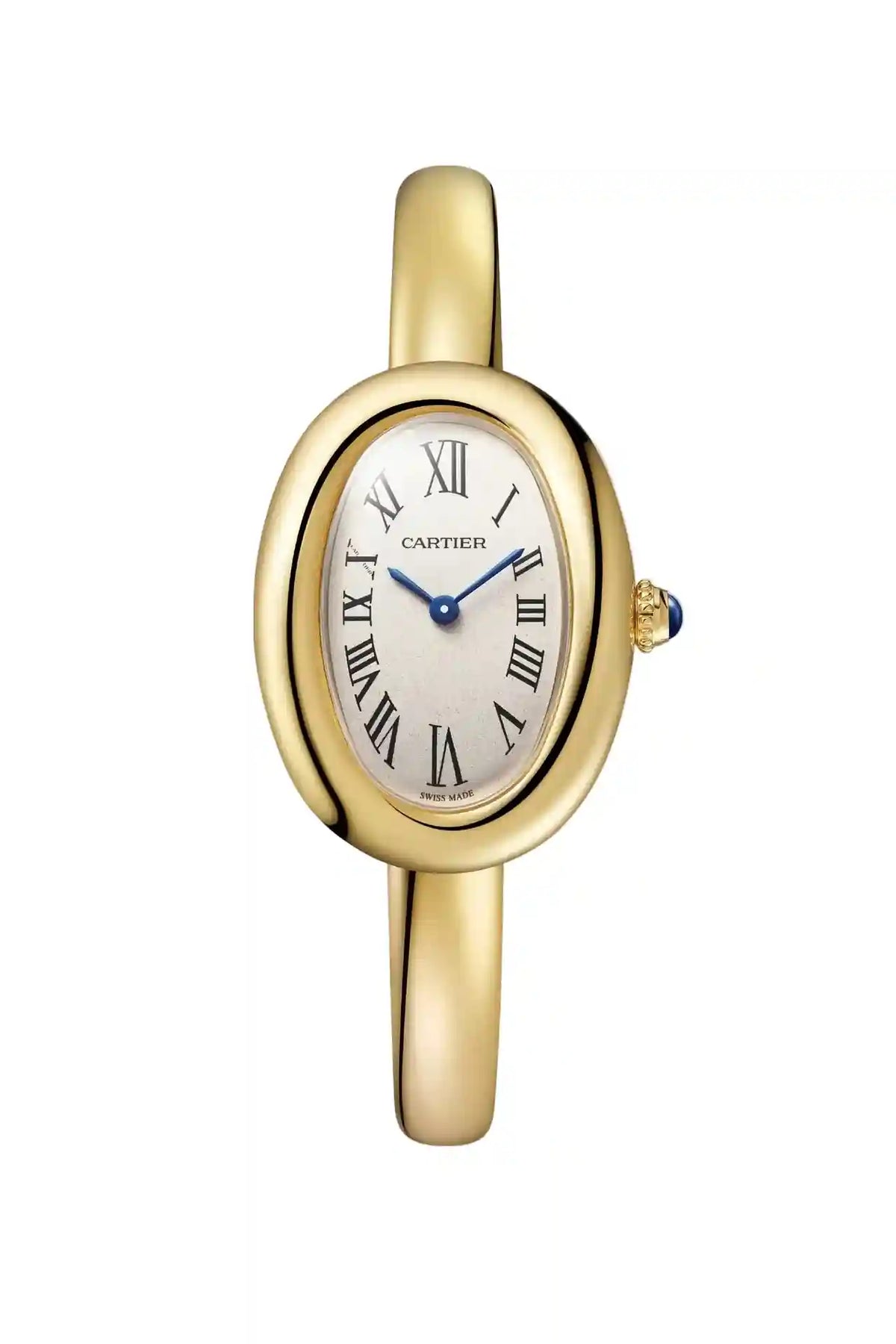 Baignoire Uhr – Armband aus Gelbgold