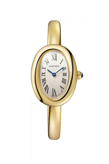 Baignoire Uhr – Armband aus Gelbgold