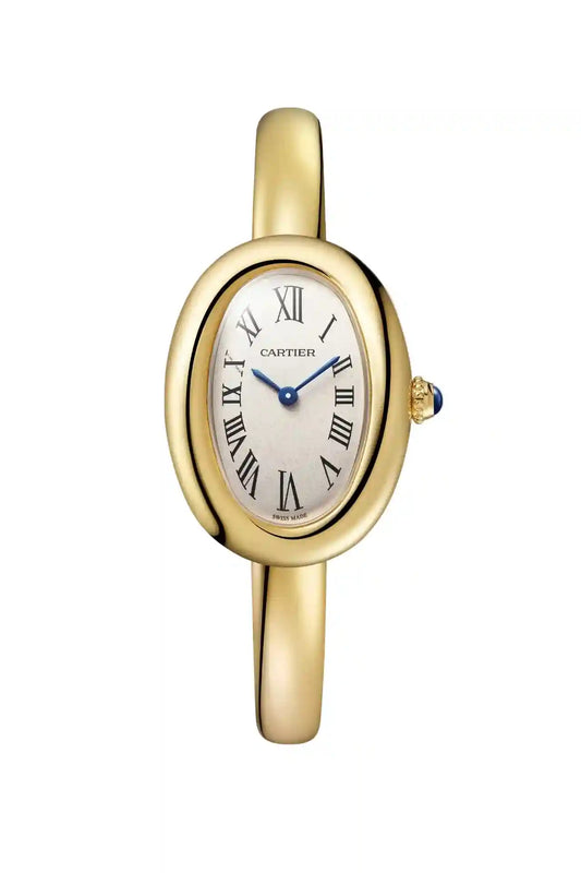 Baignoire Uhr – Armband aus Gelbgold