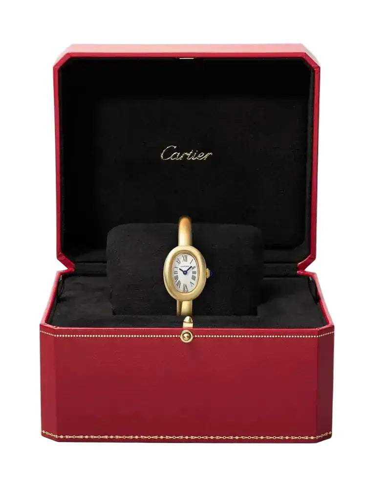 Baignoire Uhr – Armband aus Gelbgold