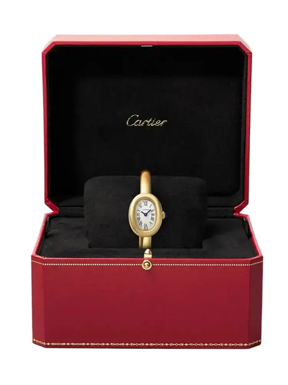 Baignoire Uhr – Armband aus Gelbgold