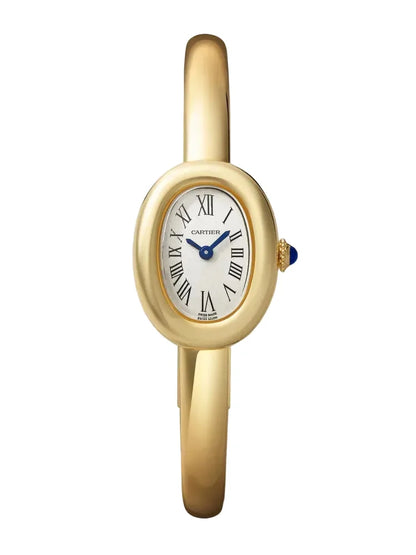Baignoire Uhr – Armband aus Gelbgold