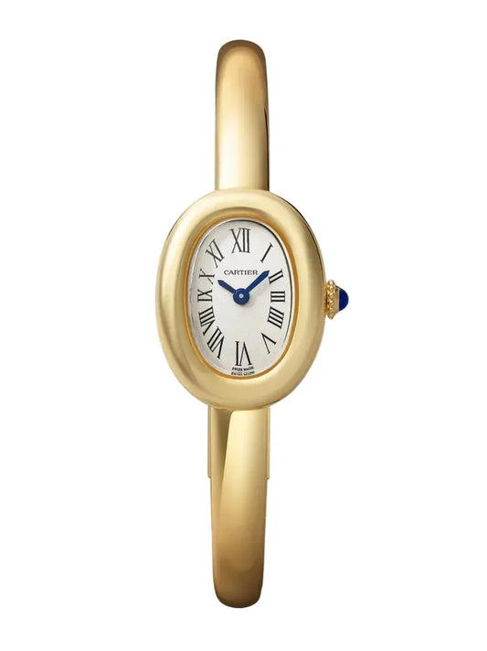 Baignoire Uhr – Armband aus Gelbgold