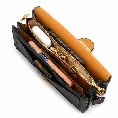Tabby Schultertasche 26 - Gold/Schwarz