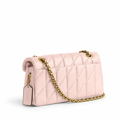 Tabby Shoulder Bag 26 With Pillow Quilting- Blush Pink
