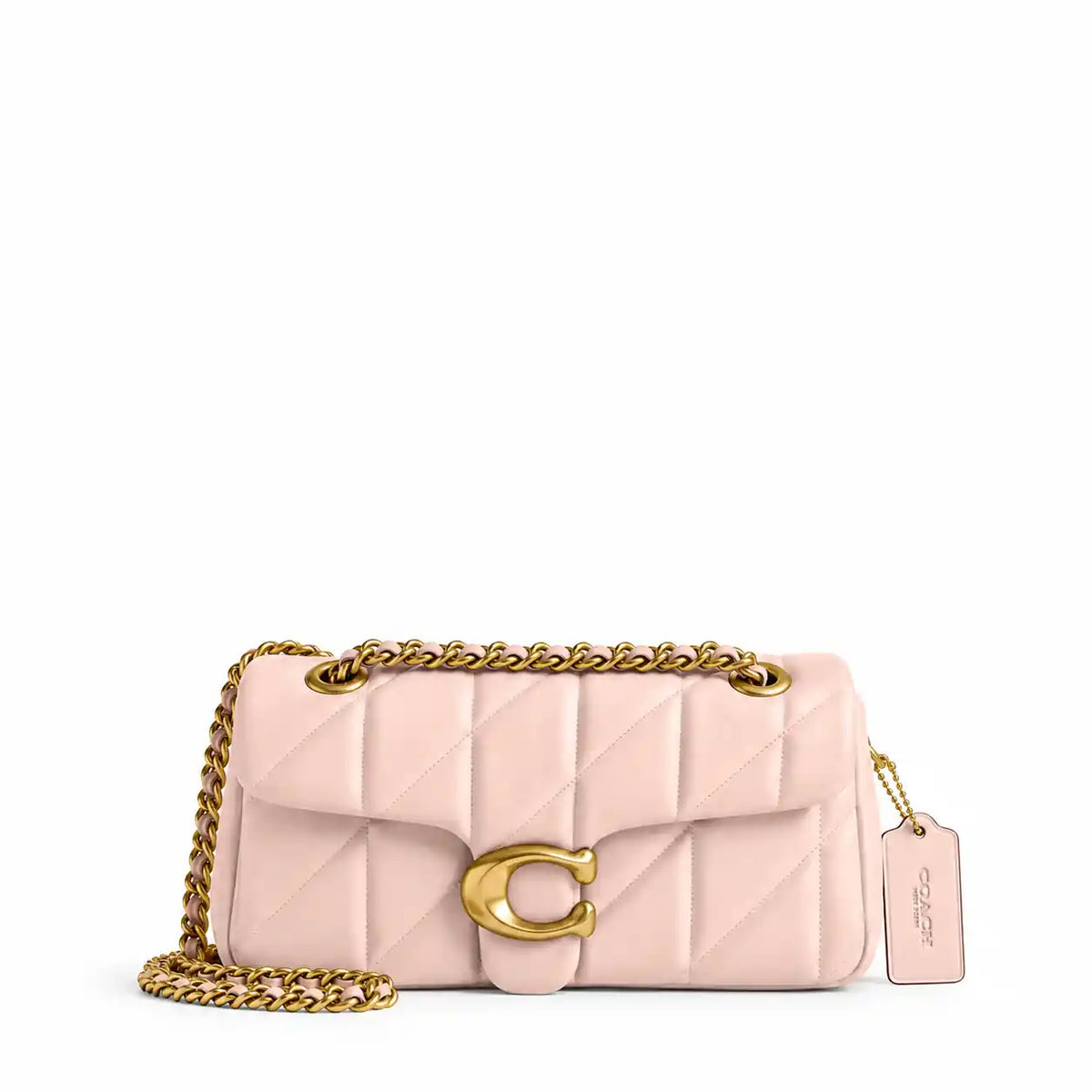 Tabby Shoulder Bag 26 With Pillow Quilting- Blush Pink