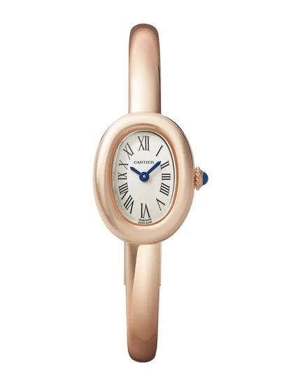 Baignoire-Uhr – Armband aus Roségold