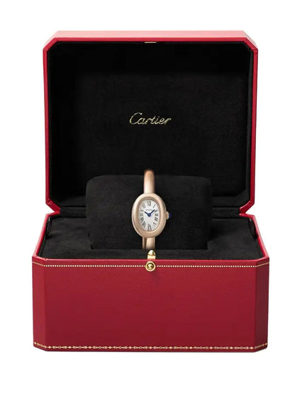 Baignoire-Uhr – Armband aus Roségold