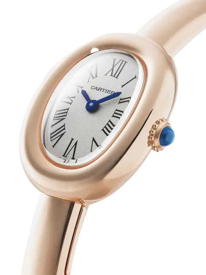 Baignoire-Uhr – Armband aus Roségold