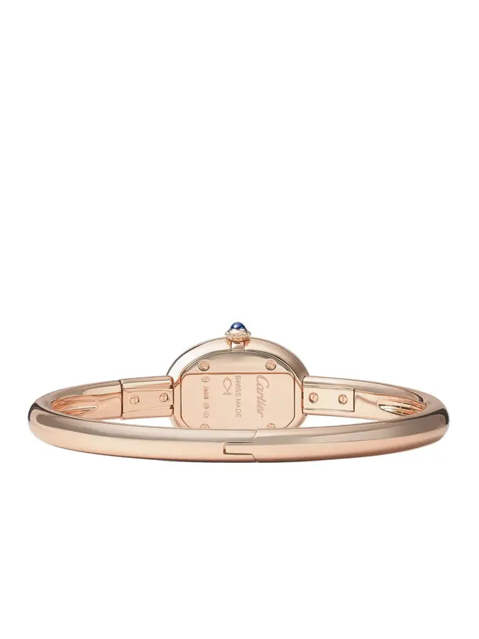 Baignoire-Uhr – Armband aus Roségold