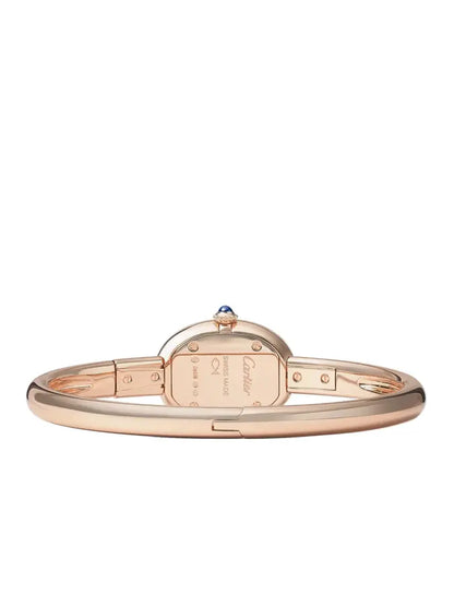 Baignoire-Uhr – Armband aus Roségold