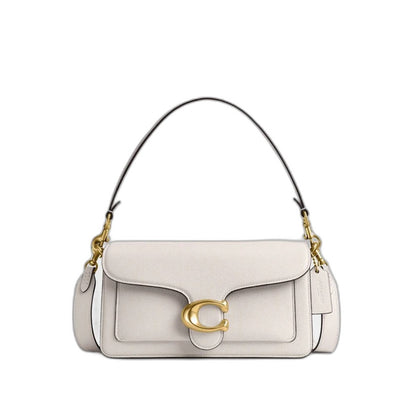 Tabby Schultertasche 26 - Messing/Kreide