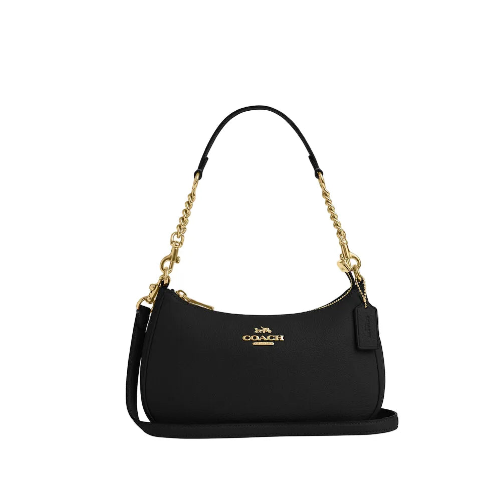 Teri Shoulder Bag- Gold/Black