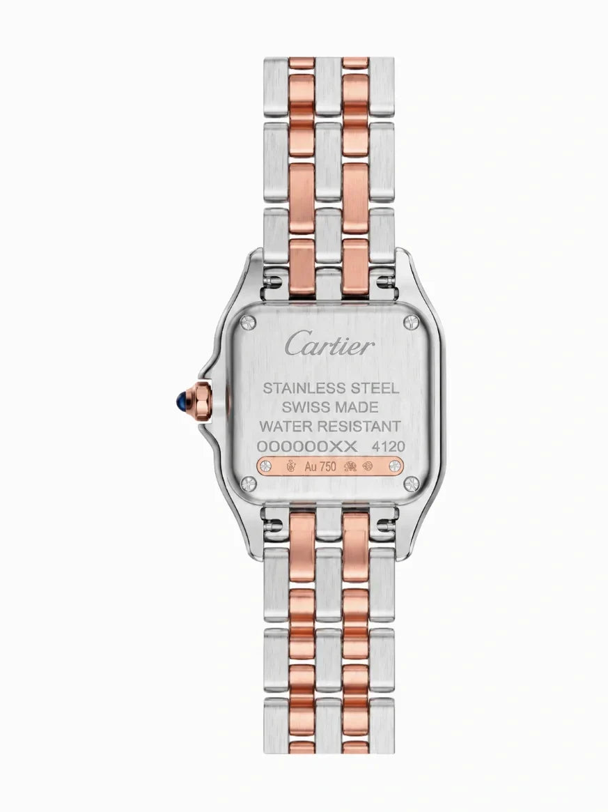 Panthère Kristall-Uhr – Roségold