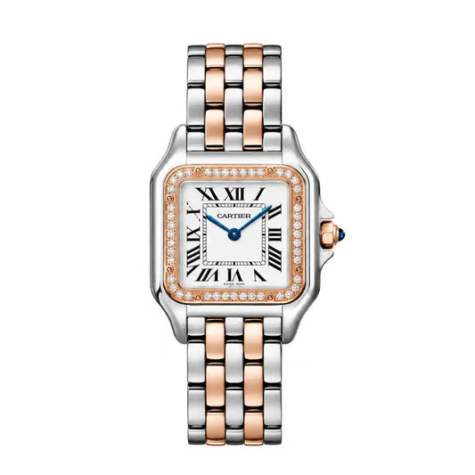 Panthère Kristall-Uhr – Roségold
