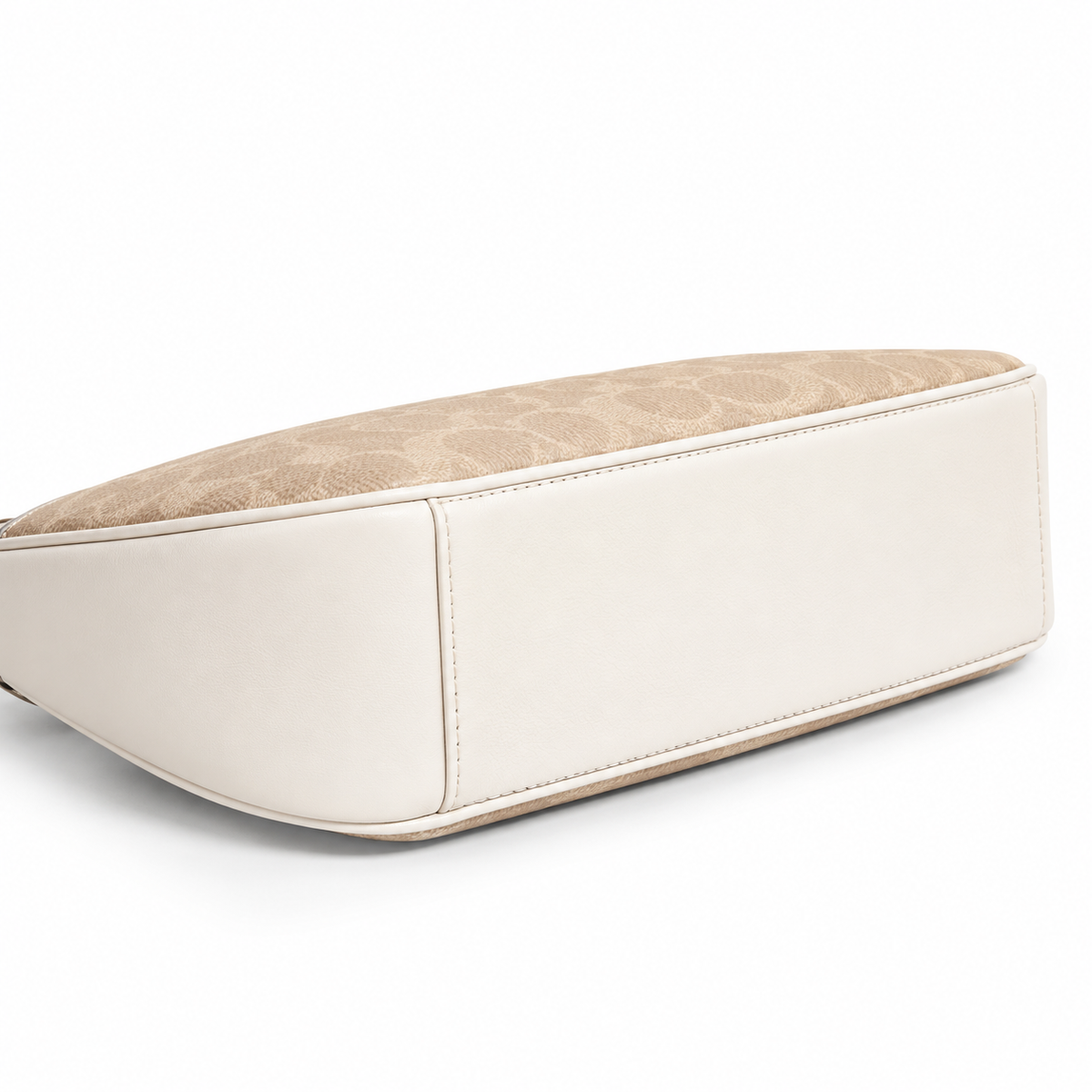 Teri Shoulder Bag In Signature Canvas - Gold/Sand/Chalk