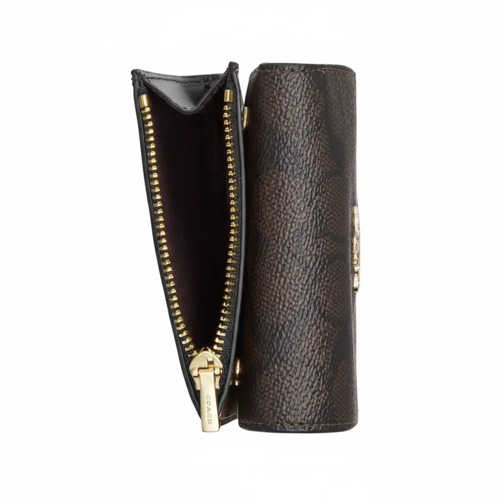 The Signature Card Holder Wallet – Walnut/Tan