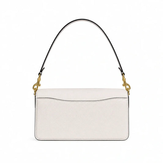 Tabby Shoulder Bag  26 - Brass/Chalk
